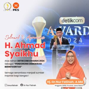 17. Apresiasi Ahmad Syaikhu