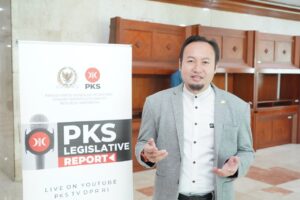IMG_20250124_062505_120 Rahmat Saleh di acara PKS Legislative Report. (Sumber: PKS.id)