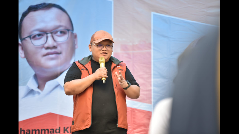 Muhammad Kholid, Anggota DPR RI Fraksi PKS, menyampaikan pandangannya terkait gangguan sistem Coretax. (Foto: Dok. PKS)