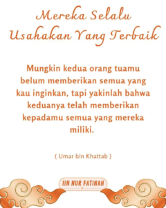 10. Usahakan yang Terbaik