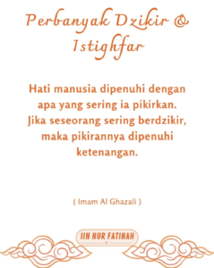 11. Perbanyak Zikir dan Istighfar