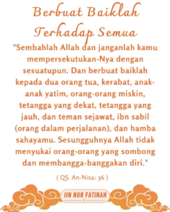 23. Berbuat Baik Terhadap Semua